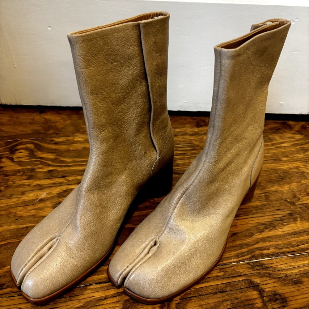 Maison Martin Margiela Tabi Boots 40 - Tan/Beige